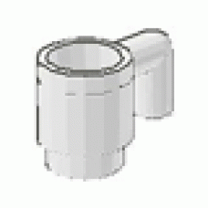 Part 3899 White Minifig, Utensil Cup